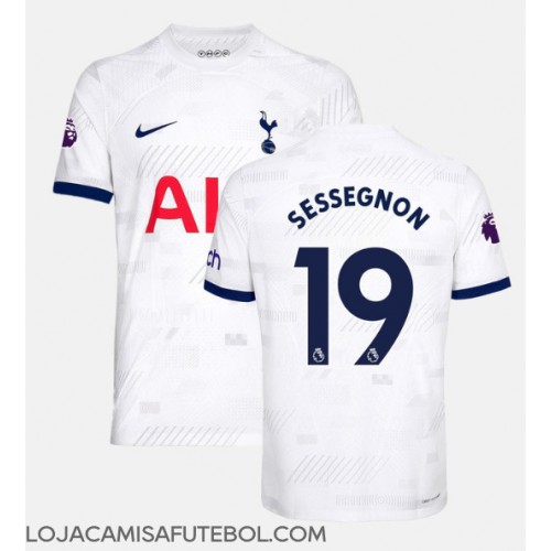 Camisa de Futebol Tottenham Hotspur Ryan Sessegnon #19 Equipamento Principal 2023-24 Manga Curta
